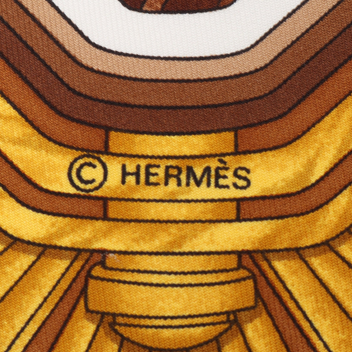 カレ90 automobile スカーフ シルク ブラウン マルチカラー エルメス 財布・小物 HERMES