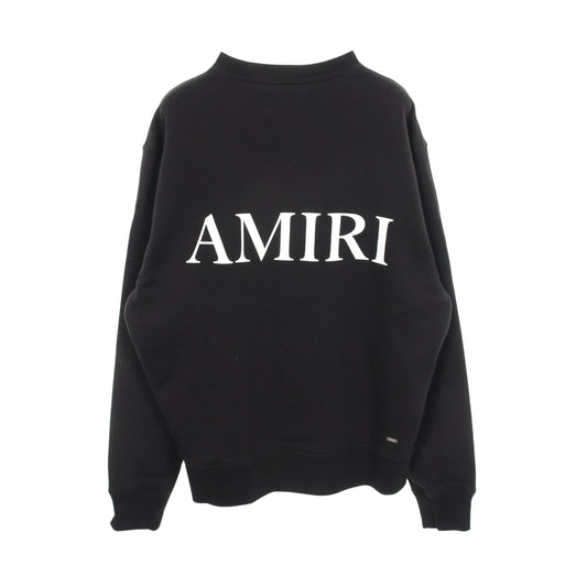 MA CORE LOGO CREW スウェットシャツ コットン ブラック アミリ トップス AMIRI