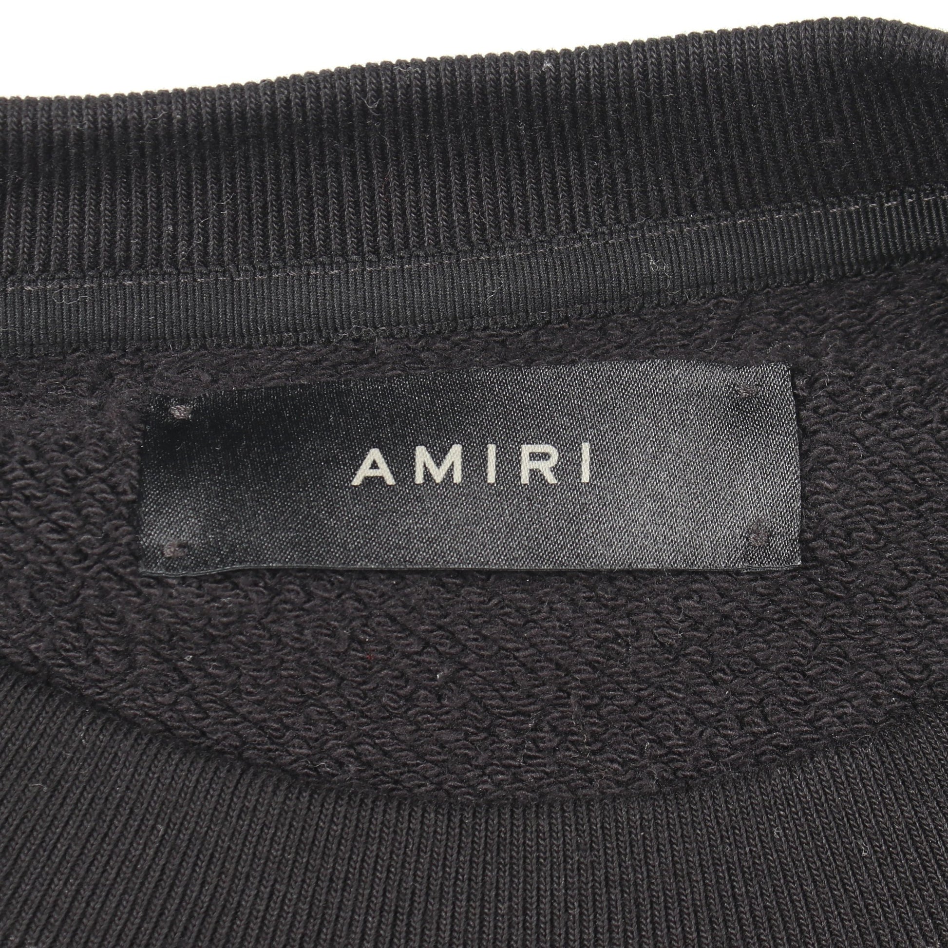 MA CORE LOGO CREW スウェットシャツ コットン ブラック アミリ トップス AMIRI