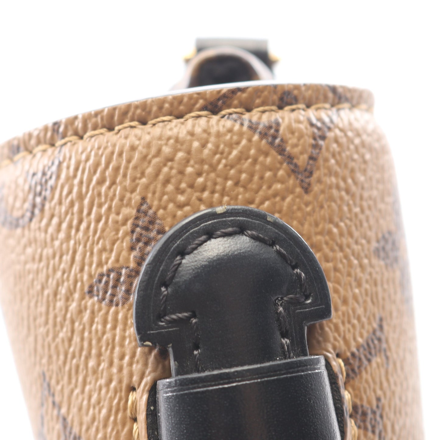 ポシェット メティス MM モノグラムリバース 2WAY ハンドバッグ PVC レザー ブラウン ブラック ルイヴィトン バッグ LOUIS VUITTON