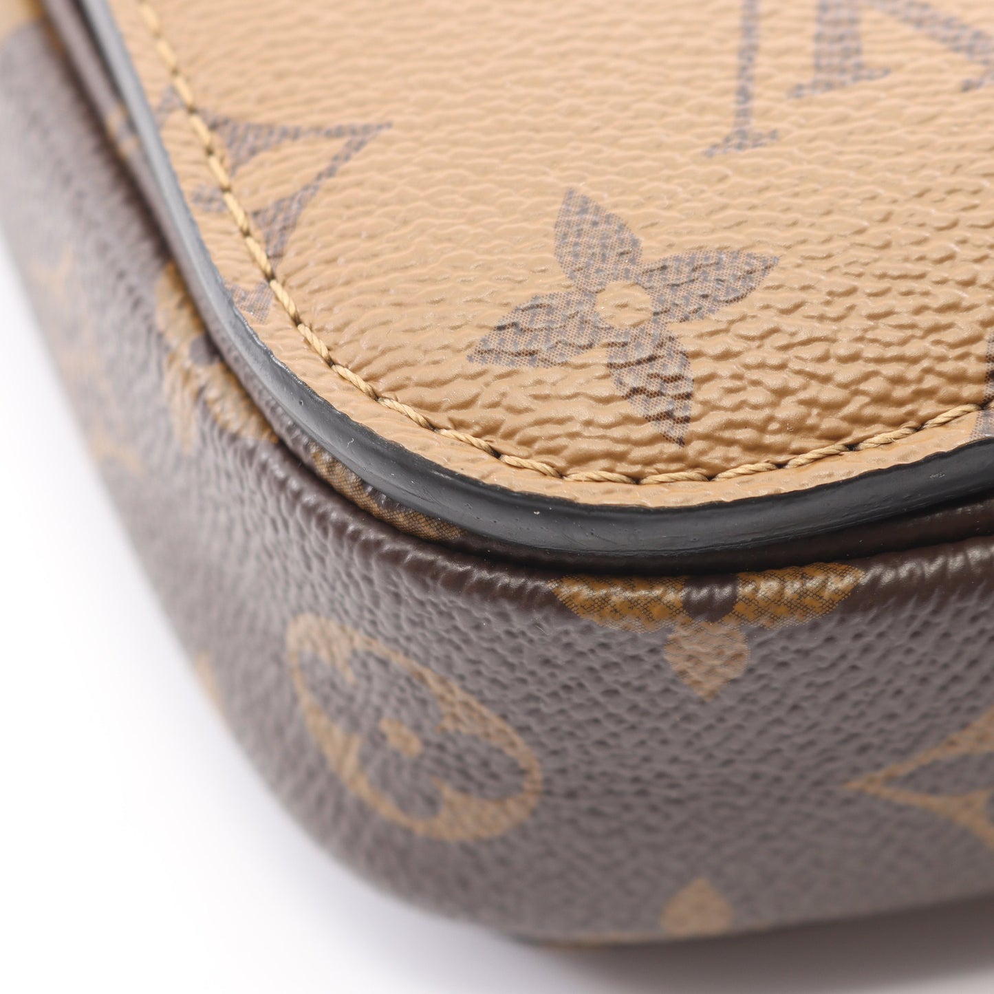 ポシェット メティス MM モノグラムリバース 2WAY ハンドバッグ PVC レザー ブラウン ブラック ルイヴィトン バッグ LOUIS VUITTON