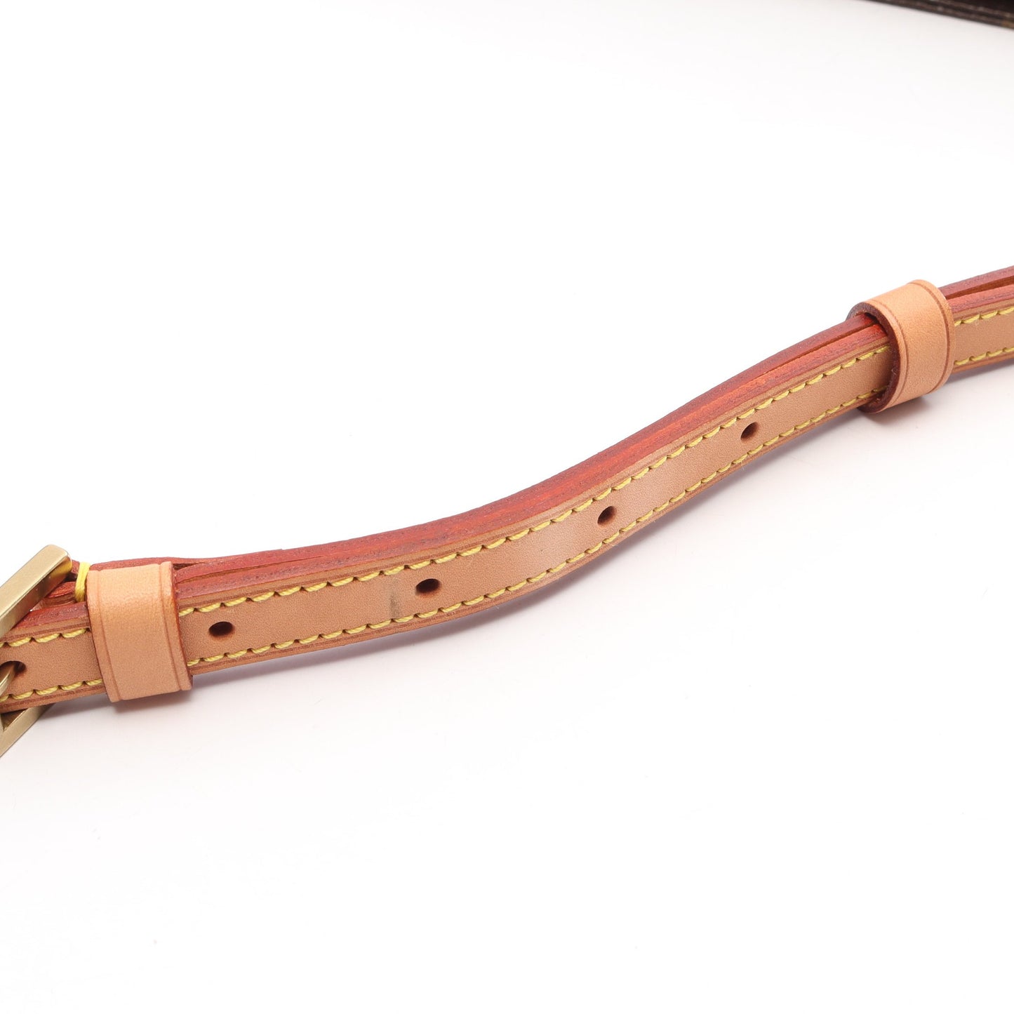 トロター モノグラム ショルダーバッグ PVC レザー ブラウン ルイヴィトン