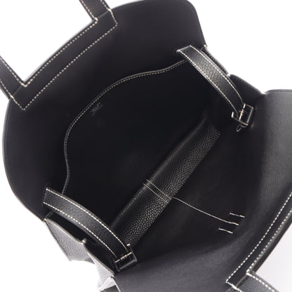 アルザン31 2WAY ハンドバッグ トリヨンクレマンス ブラック シルバー金具 X刻印 エルメス