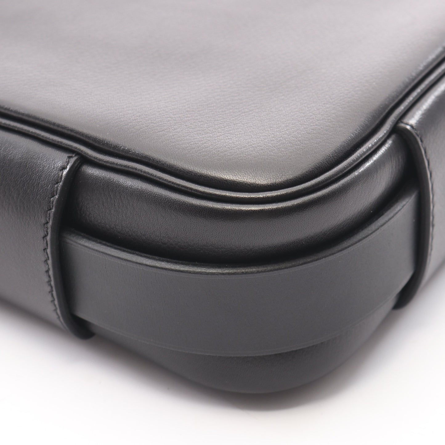 オンボディ エトリヴィエール ショルダーバッグ エヴァーグレイン ブラック シルバー金具 G刻印 エルメス