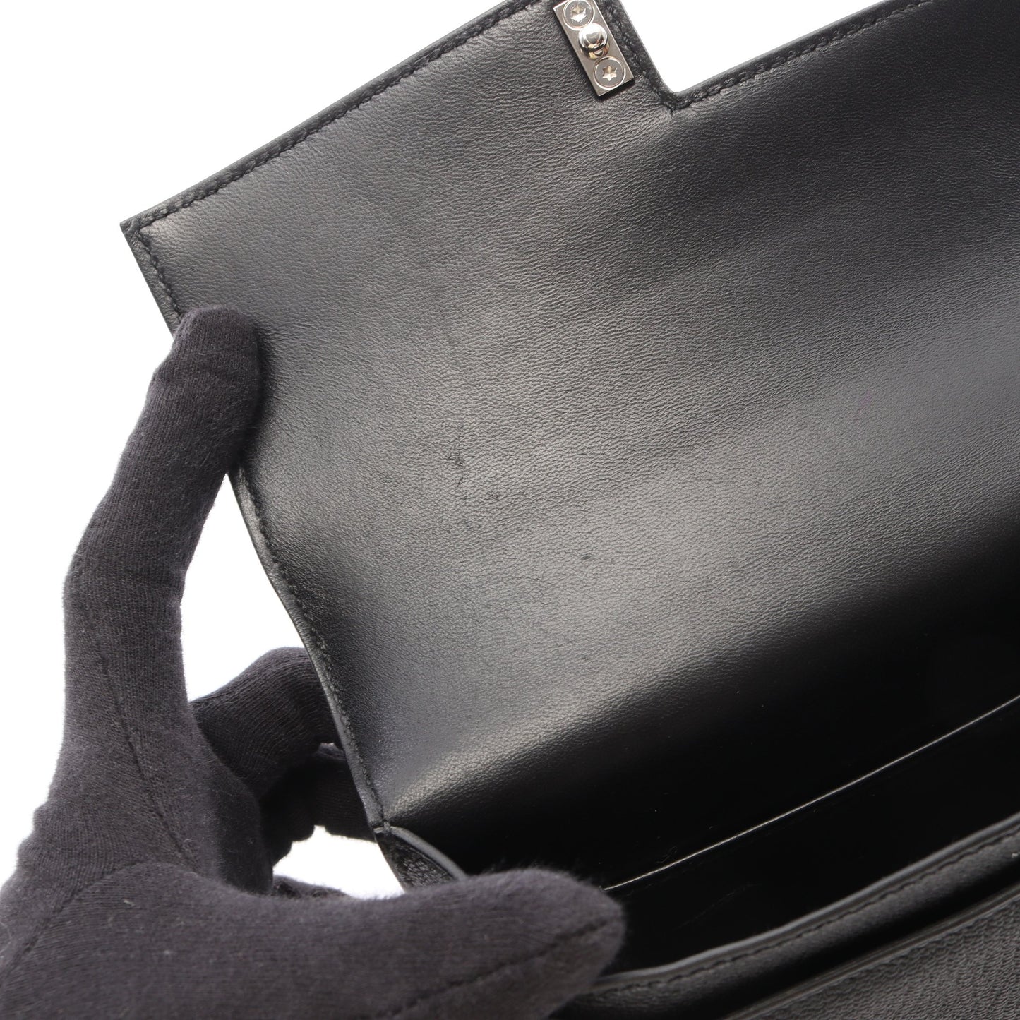 ヴェルー ミニ ショルダーバッグ シェーブルシャムキラ ブラック シルバー金具 D刻印 エルメス