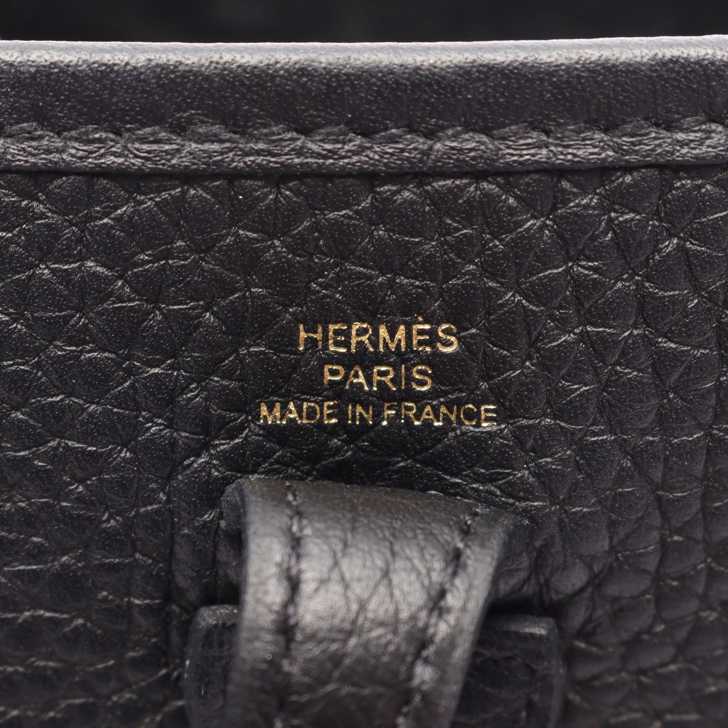 エヴリンアマゾンTPM ショルダーバッグ トリヨンクレマンス ブラック ゴールド金具 B刻印 エルメス バッグ HERMES