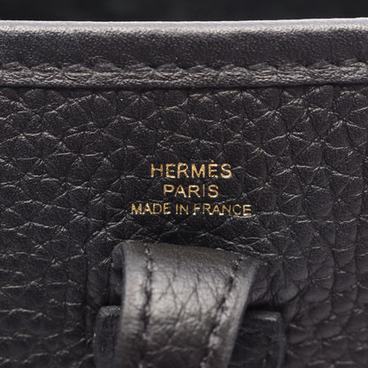 エヴリンアマゾンTPM ショルダーバッグ トリヨンクレマンス ブラック ゴールド金具 B刻印 エルメス バッグ HERMES