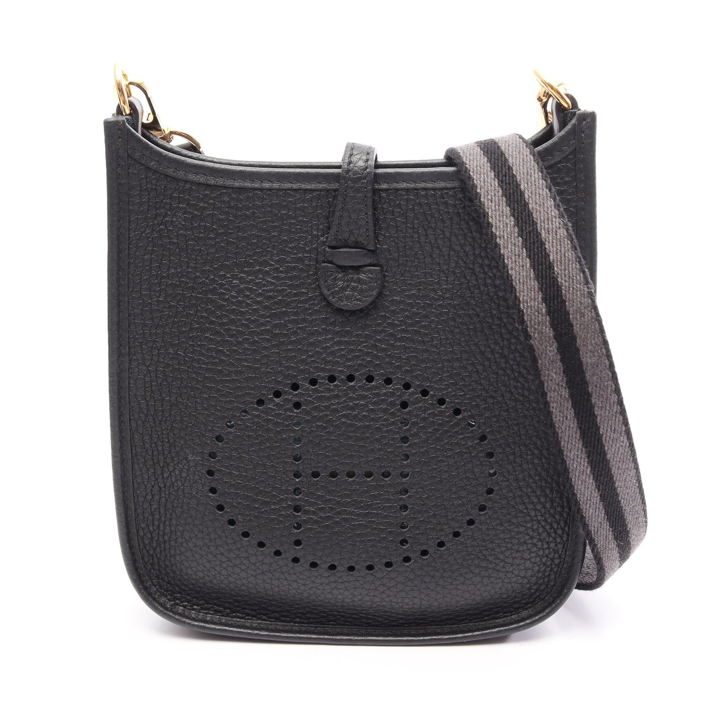 エヴリンアマゾンTPM ショルダーバッグ トリヨンクレマンス ブラック ゴールド金具 B刻印 エルメス バッグ HERMES