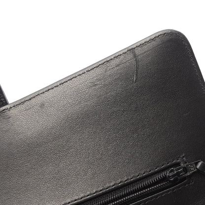 シェブロン Vステッチ Wフラップ Wチェーンショルダーバッグ ラムスキン ブラック ゴールド金具 シャネル