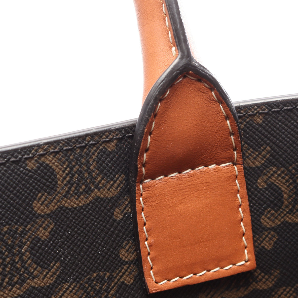 スモール バーティカル カバ トリオンフ 2WAY ハンドバッグ トートバッグ PVC レザー ブラック ブラウン セリーヌ バッグ CELINE