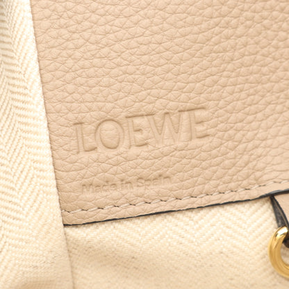 ハンモックバッグ スモール 2WAY ハンドバッグ レザー ベージュ ロエベ バッグ LOEWE