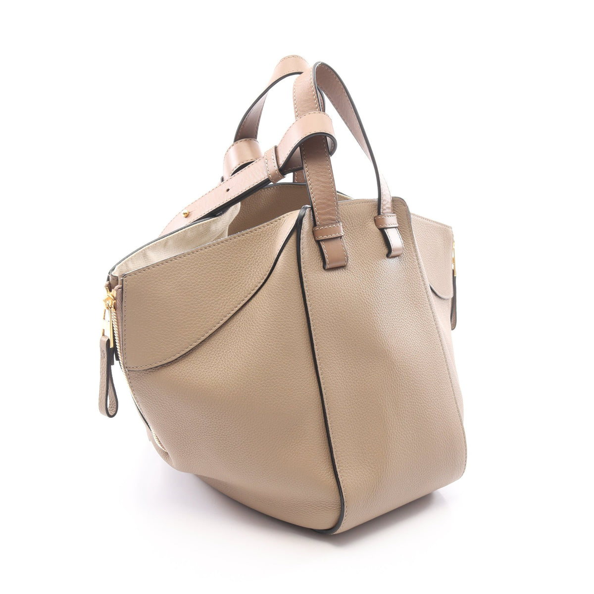 ハンモックバッグ スモール 2WAY ハンドバッグ レザー ベージュ ロエベ バッグ LOEWE