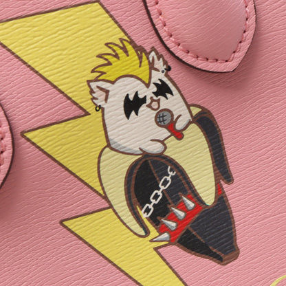 GUCCI × ばなにゃ ミニトートバッグ 2WAY ハンドバッグ レザー ピンク マルチカラー グッチ