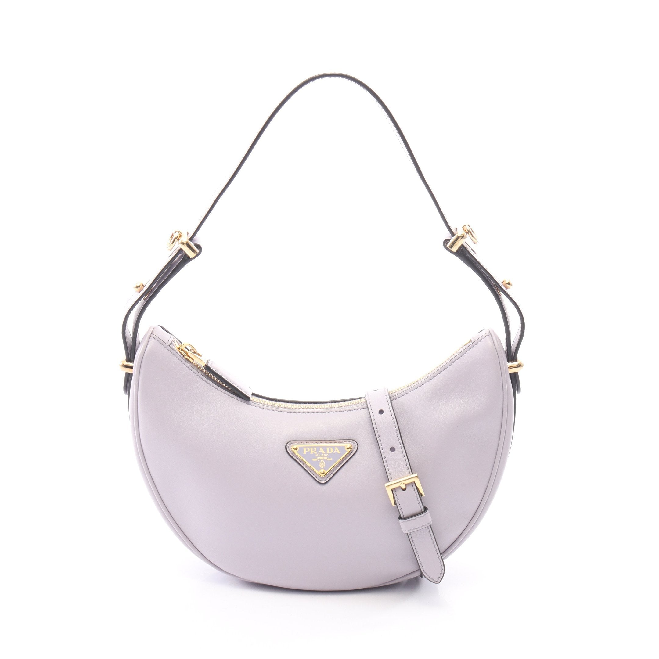 PRADA SOFT CALF 2WAY ハンドバッグ レディース BR4840 SOFT CALF アーケ 2WAY ハンドバッグ レザー ライトパープル プラダ