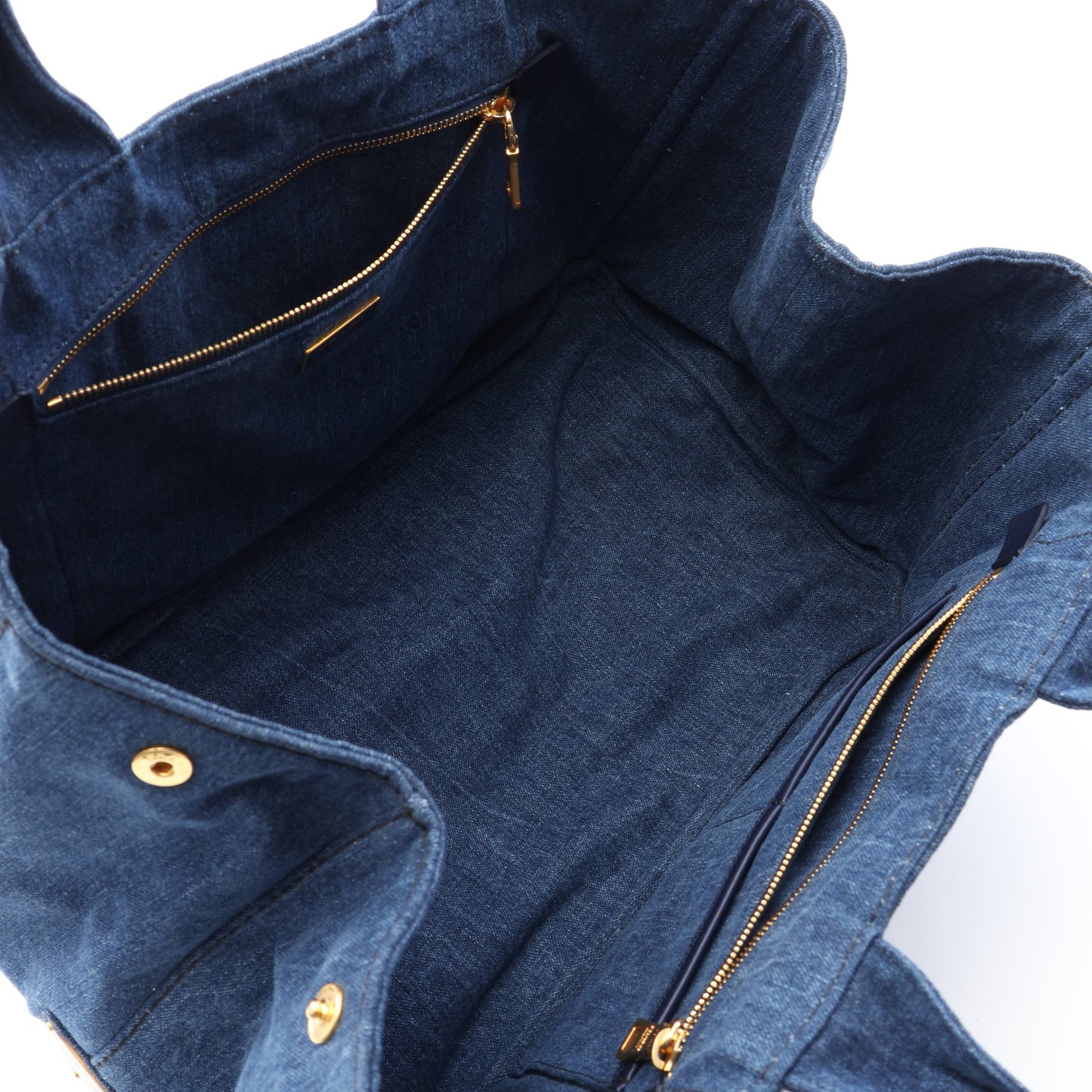 DENIM CANAPA カナパ ハンドバッグ トートバッグ デニム インディゴブルー プラダ