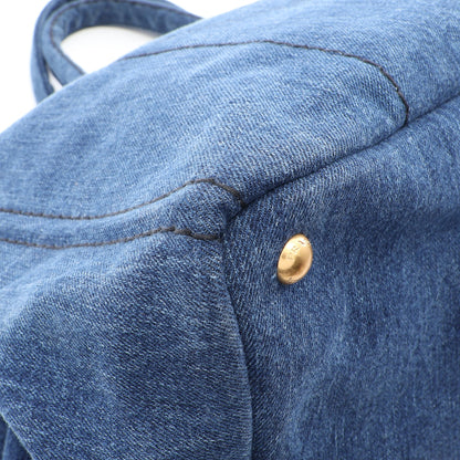 DENIM CANAPA カナパ ハンドバッグ トートバッグ デニム インディゴブルー プラダ