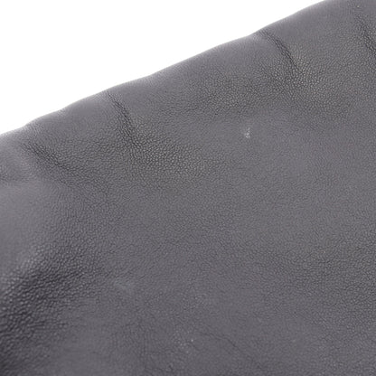 フラメンコパース 2WAY ハンドバッグ レザー ブラック ロエベ