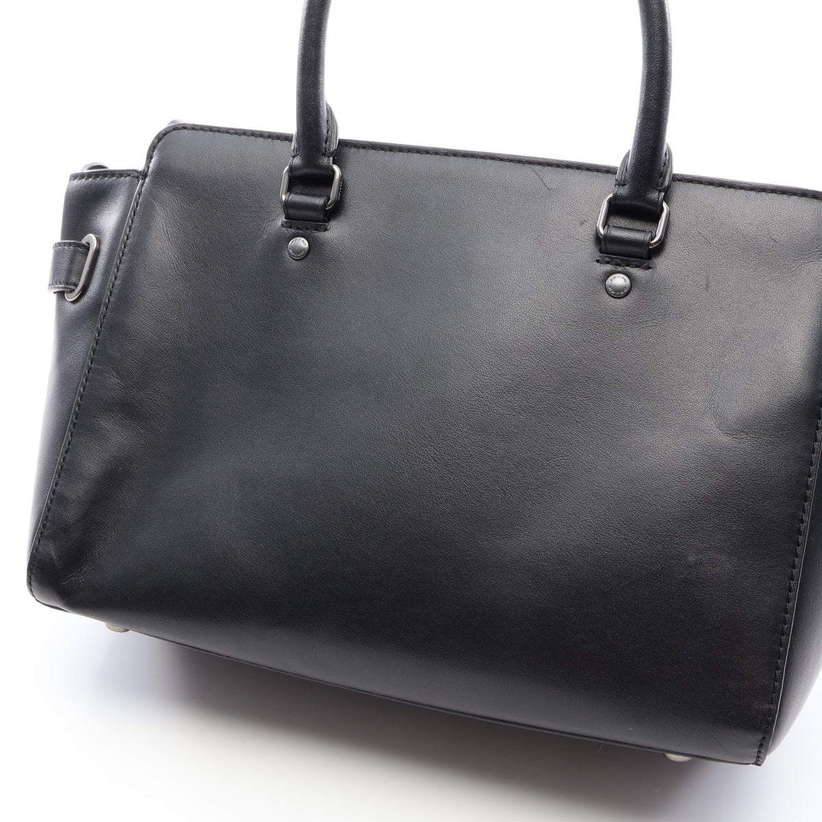 ブレイク キャリーオール フラワー 2WAY ハンドバッグ レザー ブラック コーチ バッグ COACH