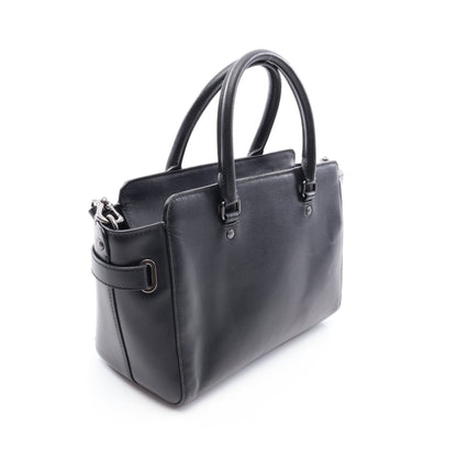 ブレイク キャリーオール フラワー 2WAY ハンドバッグ レザー ブラック コーチ バッグ COACH