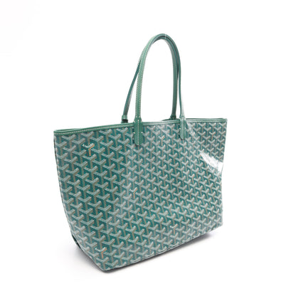 サンルイPM ハンドバッグ トートバッグ コーティングキャンバス レザー グリーン ブラウン ホワイト ゴヤール バッグ GOYARD