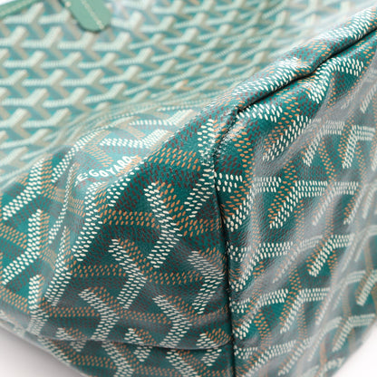 サンルイPM ハンドバッグ トートバッグ コーティングキャンバス レザー グリーン ブラウン ホワイト ゴヤール バッグ GOYARD