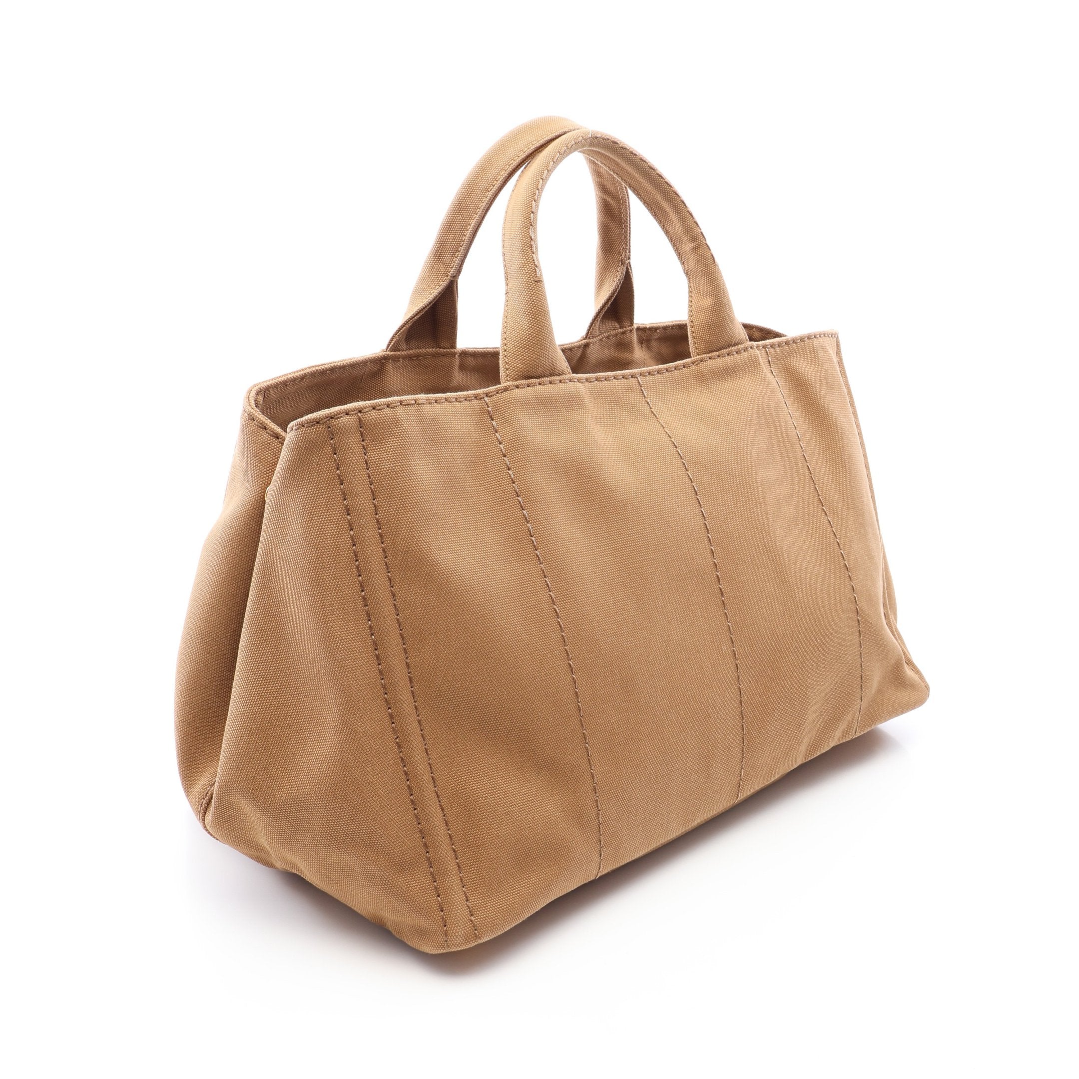 CANAPA カナパ 2WAY ハンドバッグ トートバッグ キャンバス ブラウン