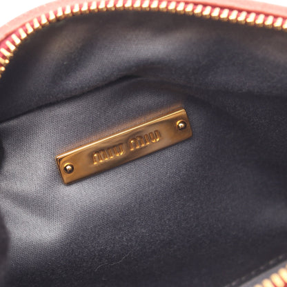 マテラッセ ショルダーバッグ レザー ピンク ミュウミュウ バッグ miu miu