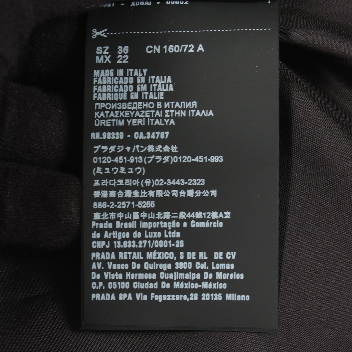 ノースリーブ チェック ワンピース ウール カシミヤ ベージュ マルチカラー プラダ ワンピース PRADA