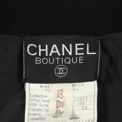 ココマークボタン ジャケット ウール ブラック シャネル アウター CHANEL