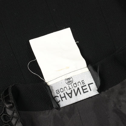 ココマークボタン ジャケット ウール ブラック シャネル アウター CHANEL