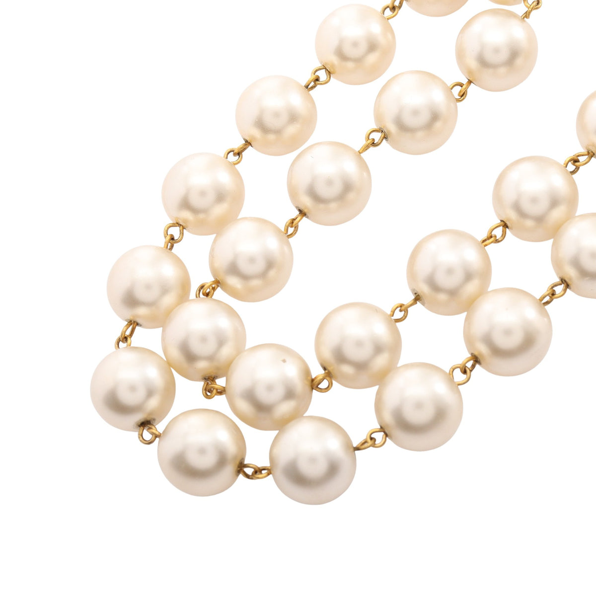 ココマーク ネックレス GP フェイクパール ゴールド オフホワイト 26 シャネル アクセサリー CHANEL
