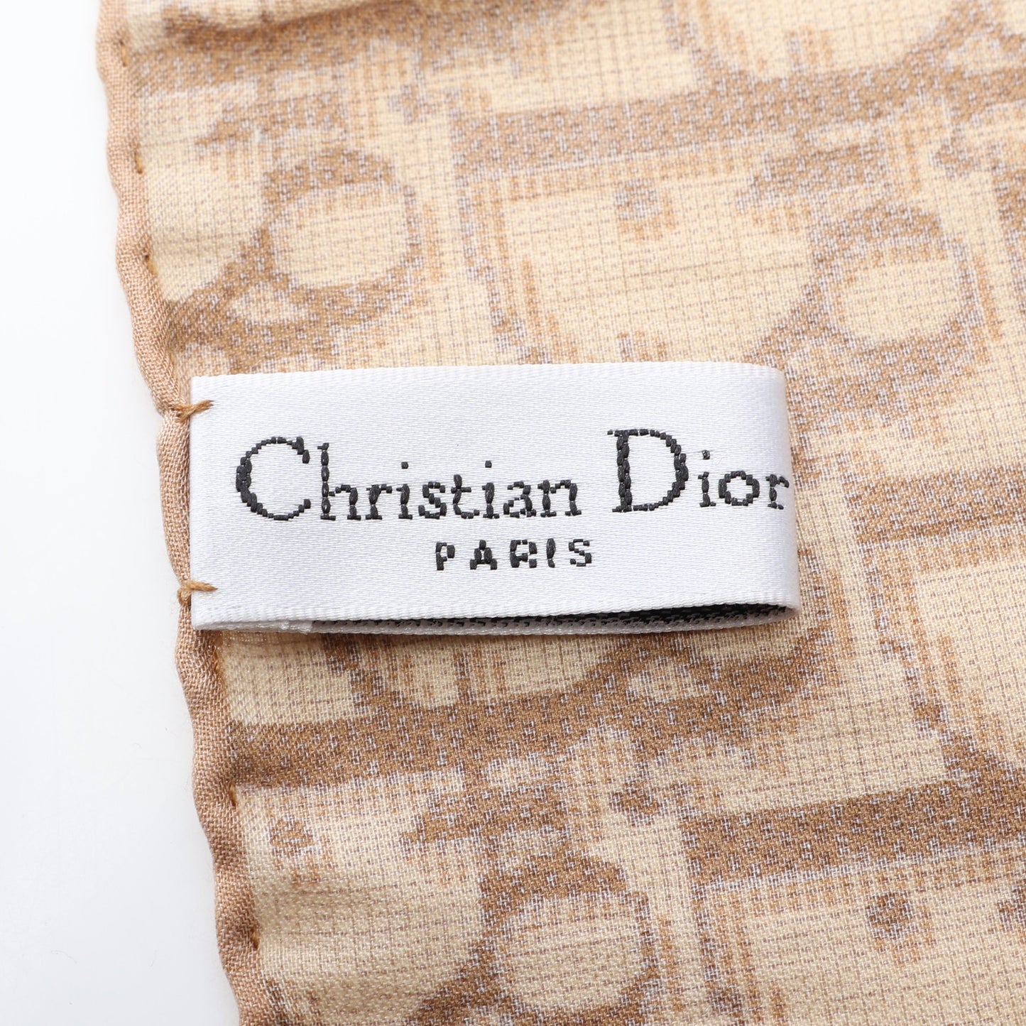 トロッター スカーフ シルク コットン ベージュ ブラウン クリスチャンディオール 財布・小物 Christian Dior