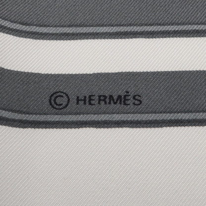 カレ90 BRIDES de GALA スカーフ シルク ブルー ホワイト マルチカラー エルメス 財布・小物 HERMES