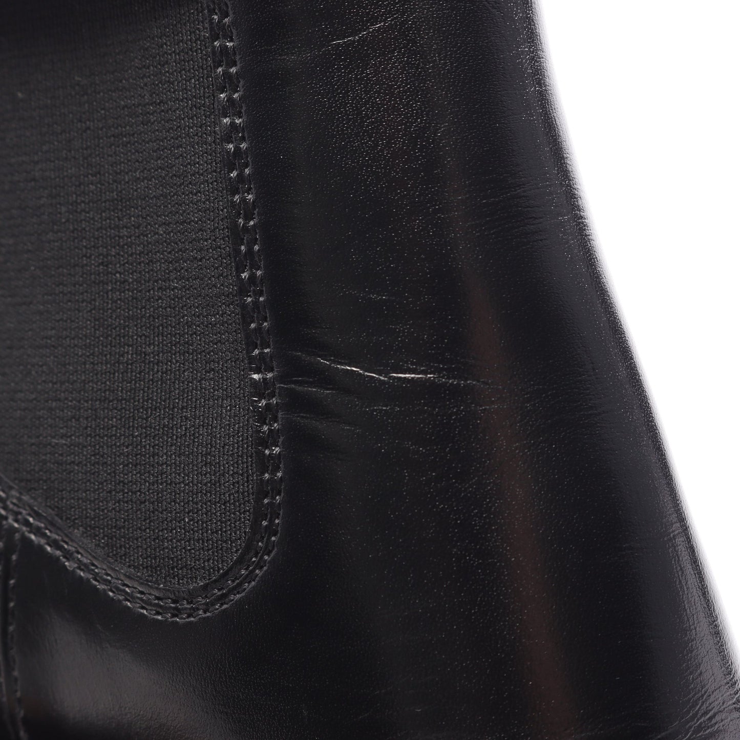 ルビーライン モノグラム サイドゴアブーツ レザー PVC ブラック ブラウン ルイヴィトン シューズ LOUIS VUITTON