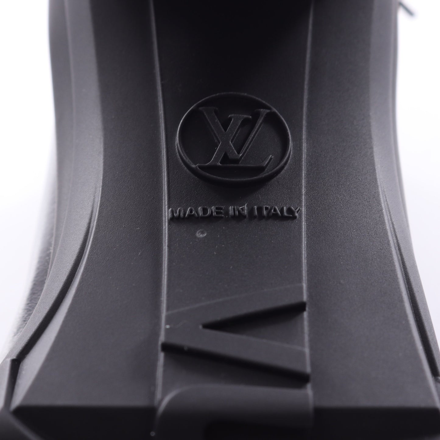 ルビーライン モノグラム サイドゴアブーツ レザー PVC ブラック ブラウン ルイヴィトン シューズ LOUIS VUITTON
