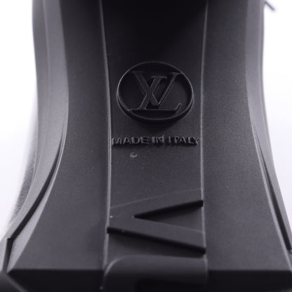 ルビーライン モノグラム サイドゴアブーツ レザー PVC ブラック ブラウン ルイヴィトン シューズ LOUIS VUITTON