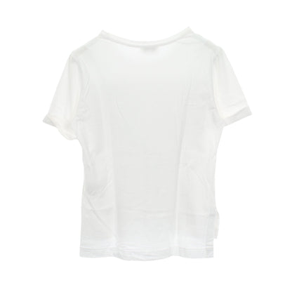 ロゴプリント 半袖Tシャツ コットン ホワイト ゴールド フェンディ