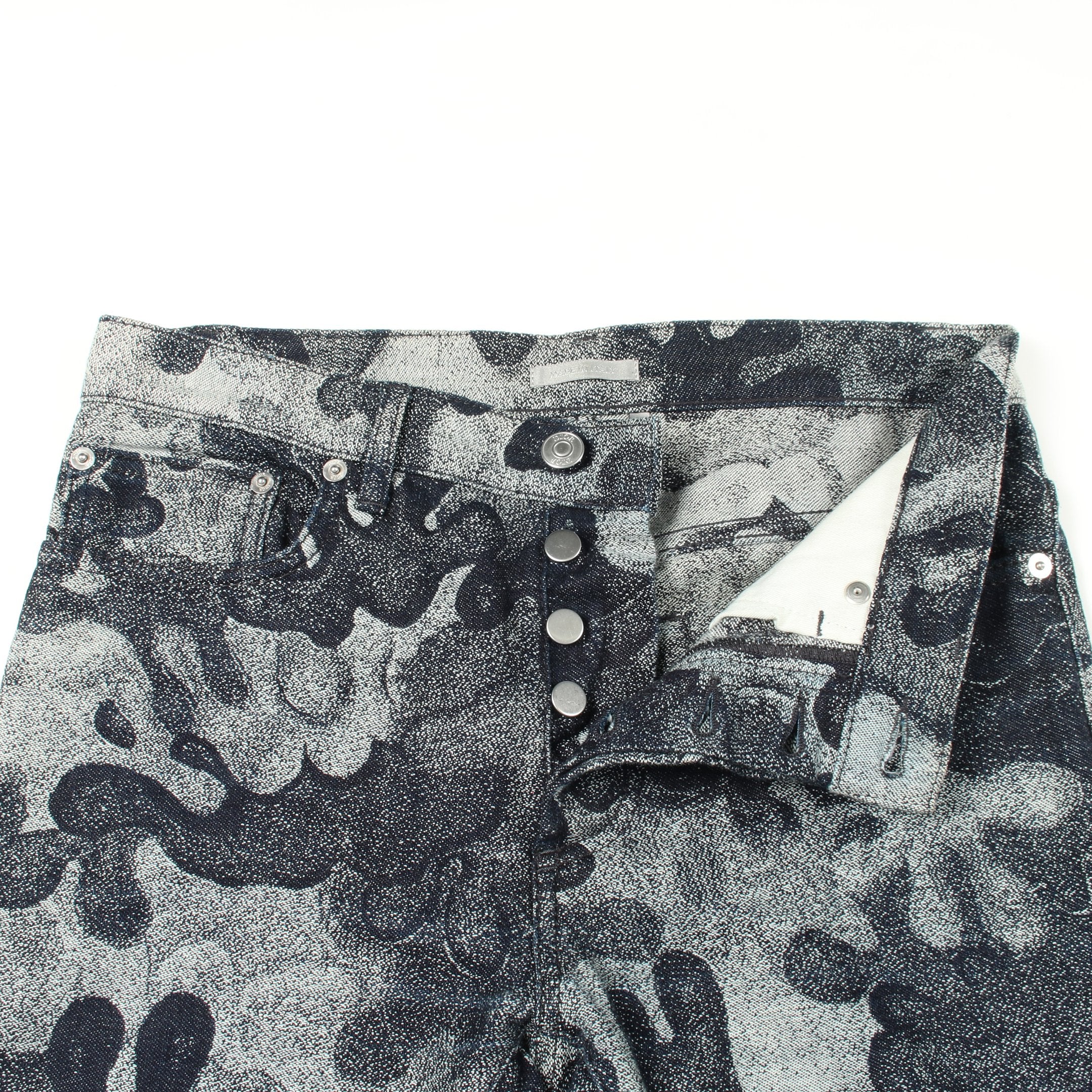 Christian Dior × PETER DOIG カモフラージュ デニムパンツ コットン