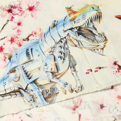 DIOR × Hajime Sorayama 総柄 長袖 シャツ シルク ライトベージュ マルチカラー ディオール