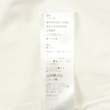 スタッズロゴ 半袖Tシャツ コットン ホワイト セリーヌ トップス CELINE