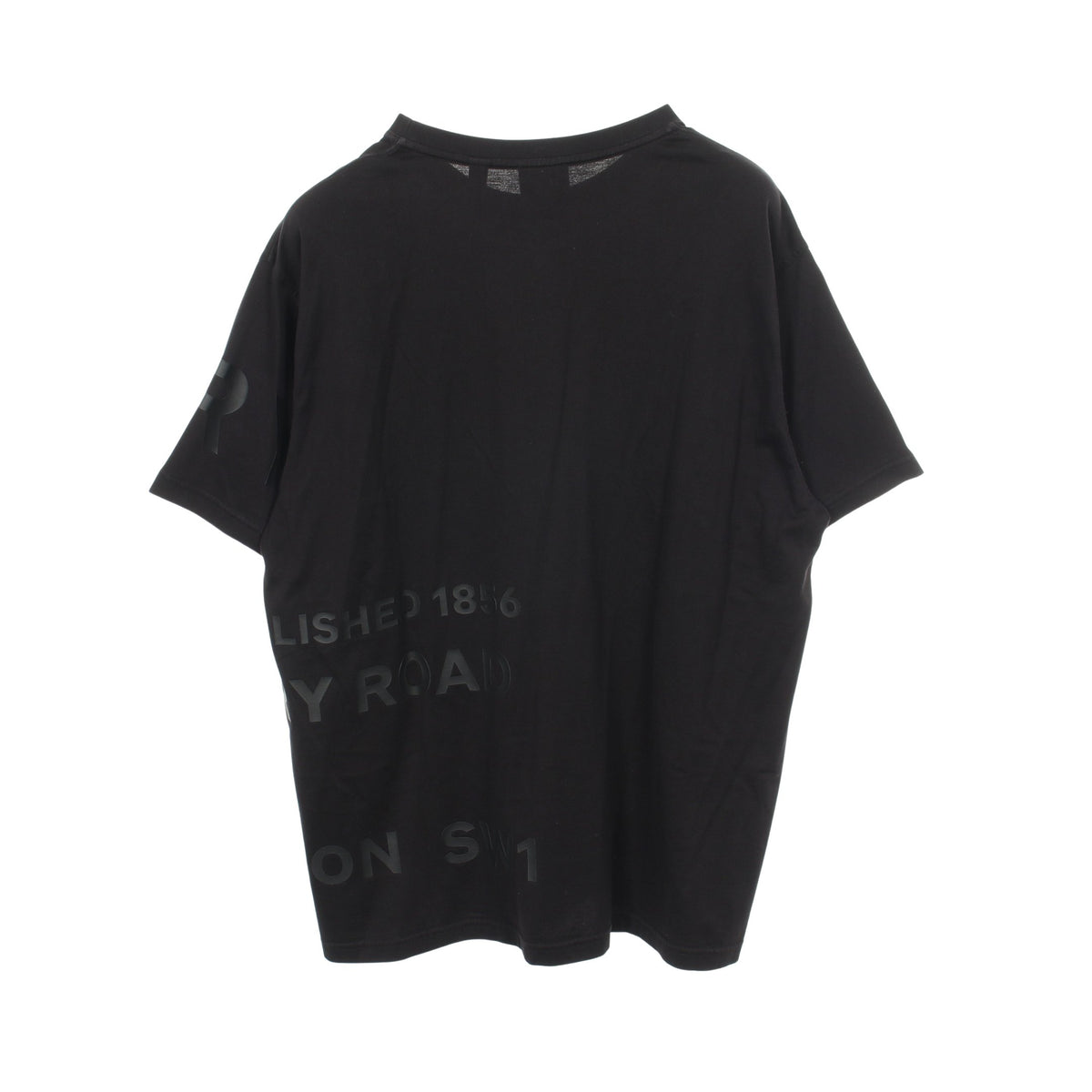 ロゴ クルーネック 半袖Tシャツ コットン ブラック バーバリー トップス BURBERRY