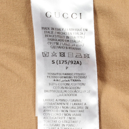 インターロッキングG ダックスフンド 半袖Tシャツ コットン ベージュ グッチ