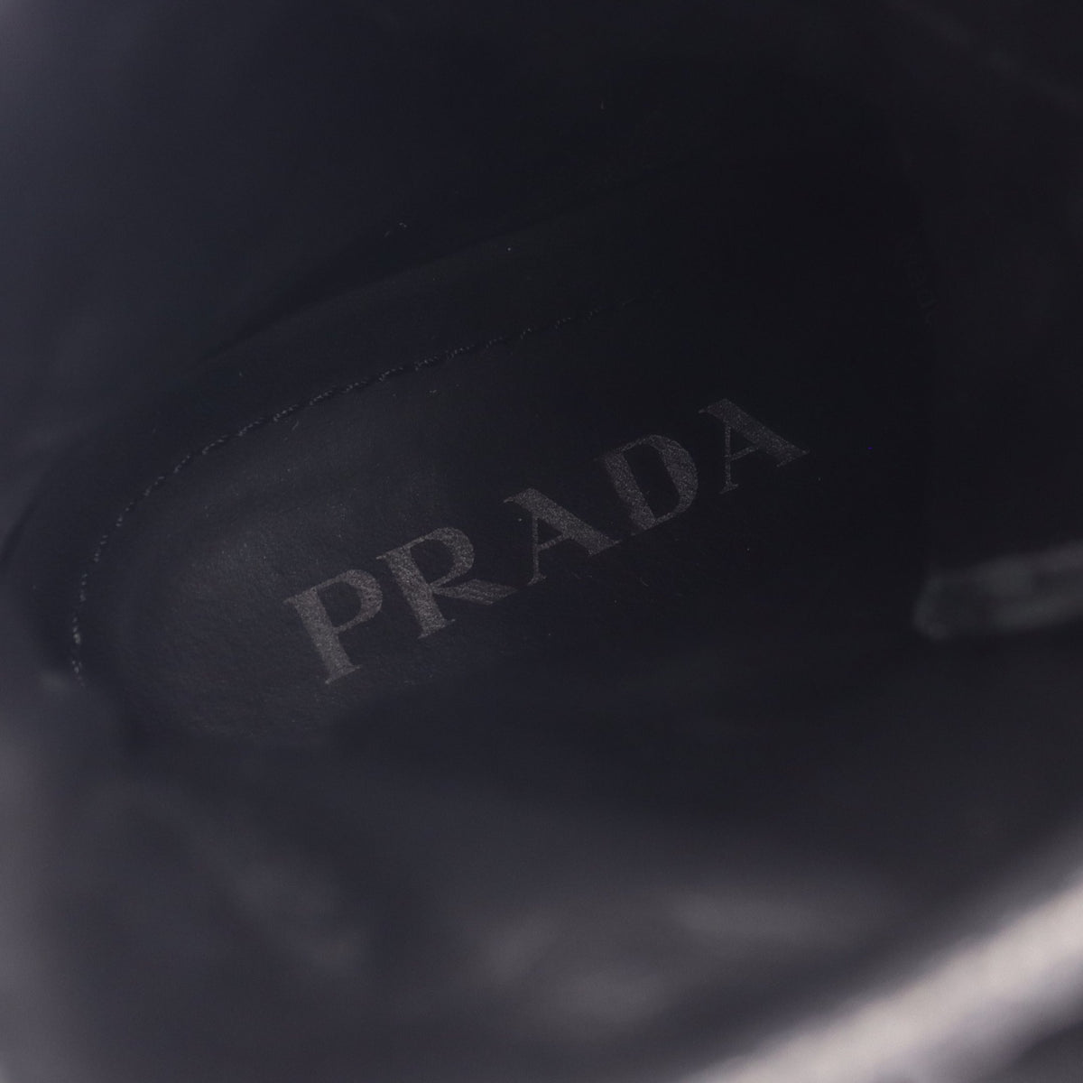 Re-Nylon モノリス ブーツ レザー ナイロン ブラック プラダ シューズ PRADA