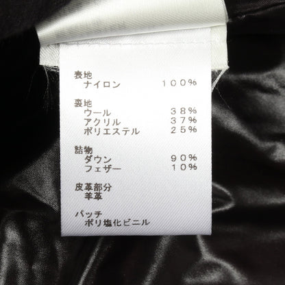 フード付き ダウンコート ナイロン ブラック ルイヴィトン アウター LOUIS VUITTON