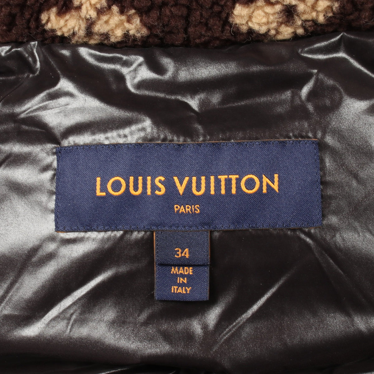 フード付き ダウンコート ナイロン ブラック ルイヴィトン アウター LOUIS VUITTON