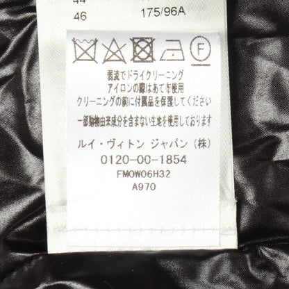 フード付き ダウンコート ナイロン ブラック ルイヴィトン アウター LOUIS VUITTON