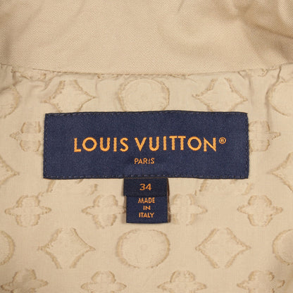 トレンチコート コットン ベージュ ルイヴィトン アウター LOUIS VUITTON