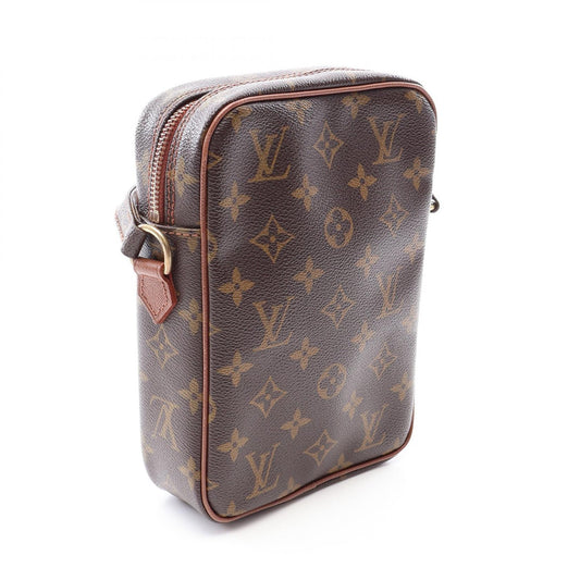 LOUIS VUITTON × COMME des GARCONS プチマルソー モノグラム ショルダーバッグ PVC レザー ブラウン ルイヴィトン バッグ LOUIS VUITTON