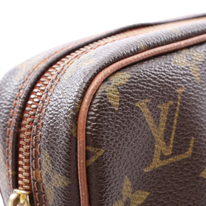 LOUIS VUITTON × COMME des GARCONS プチマルソー モノグラム ショルダーバッグ PVC レザー ブラウン ルイヴィトン