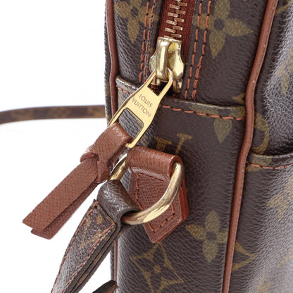 LOUIS VUITTON × COMME des GARCONS プチマルソー モノグラム ショルダーバッグ PVC レザー ブラウン ルイヴィトン